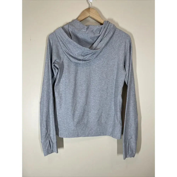 Outdoor Voices S Peloton Cloudknit Hoodie Pullover Sweatshirt Top Gray Heather - Picture 5 of 9